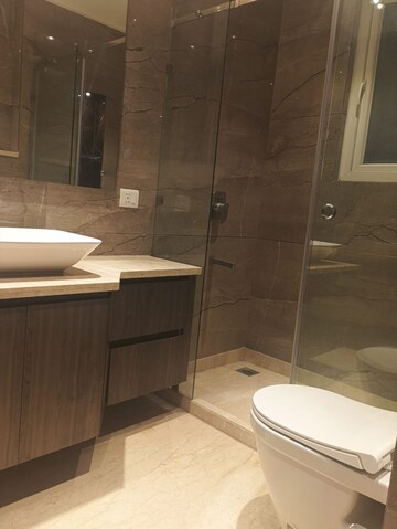 Bathroom in 4 BHK Builder Floor at Vasant Kunj – for Rent