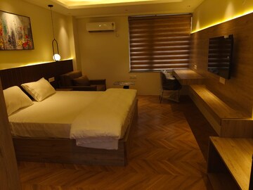 Living Room in Studio Apartment at Sun Twilight, Sector 27 Yamuna Expressway – for Rent