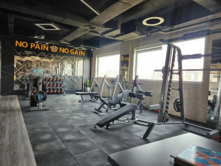 Gym, hermitage-centralis 3 Bedroom 1700 Sq.Ft. Apartment In Vip Road Zirakpur 9328592