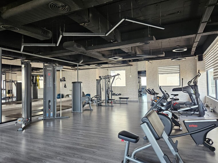 Gym, hermitage-centralis 3 Bedroom 1700 Sq.Ft. Apartment In Vip Road Zirakpur 9328592