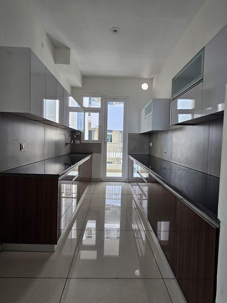 Kitchen, hermitage-centralis 3 Bedroom 1700 Sq.Ft. Apartment In Vip Road Zirakpur 9328592