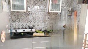 Kitchen in 3 BHK Apartment at Lodha Luxuria, Majiwada – for Sale