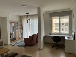 Living Room in 4 BHK Apartment at Bhartiya City Nikoo Homes II, Thanisandra Main Road – for Rent