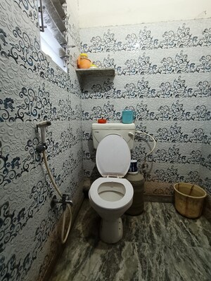 Bathroom in 3 BHK Apartment at Lake Town – for Sale