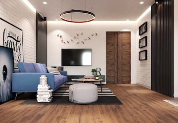 Living Room in 4 BHK Apartment at Navayuga Godavari, Begumpet – for Sale