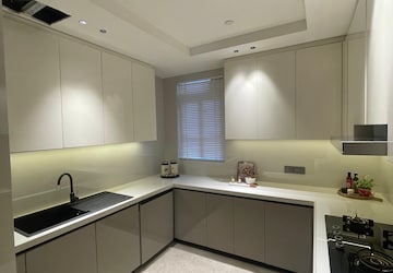 Kitchen in 3 BHK Apartment at Lodha World View, Worli – for Rent