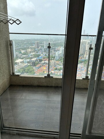 Balcony in 2 BHK Apartment at L&T Crescent Bay T2, Parel – for Rent