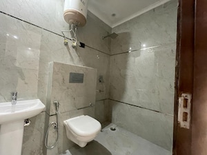 Bathroom in 2 BHK Builder Floor at Saket – for Rent
