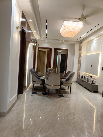 Dining area in 4 BHK Builder Floor at Ansal API Versalia, Sector 67a – for Sale