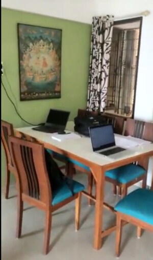 Team Area in 3 BHK Apartment at Green Acres Apartment, Waghbil – for Rent