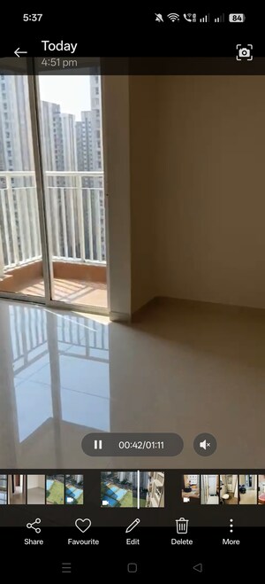 Balcony in 2 BHK Apartment at Lodha Amara Tower 6 and 22, Kolshet Road – for Sale