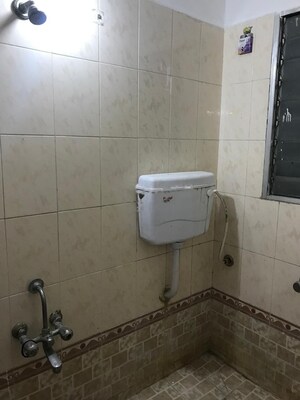 Bathroom in 2 BHK Apartment at Spring Glory Co-Operative Society, Kharadi – for Rent