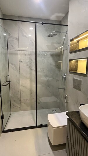 Bathroom in 4 BHK Builder Floor at Ansal API Esencia, Sector 67 – for Sale