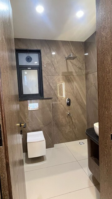 Bathroom in 4 BHK Builder Floor at Ansal API Esencia, Sector 67 – for Sale