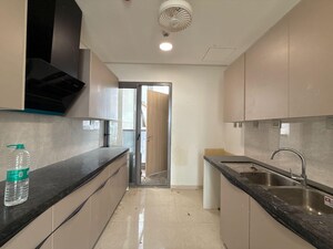 Kitchen in 4 BHK Apartment at Rustomjee Crown, Prabhadevi – for Rent