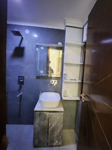 Bathroom in 2 BHK Apartment at Palm Residency Chhatarpur, Chattarpur – for Rent