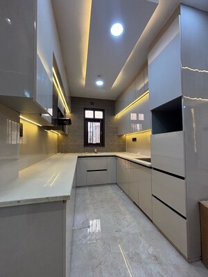Kitchen in 3 BHK Builder Floor at Dwarka Mor – for Rent
