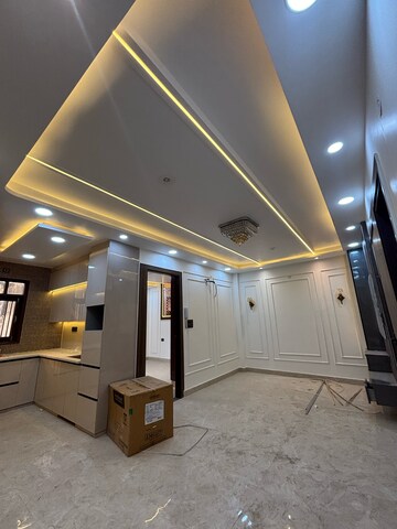 Living Room in 3 BHK Builder Floor at Dwarka Mor – for Rent