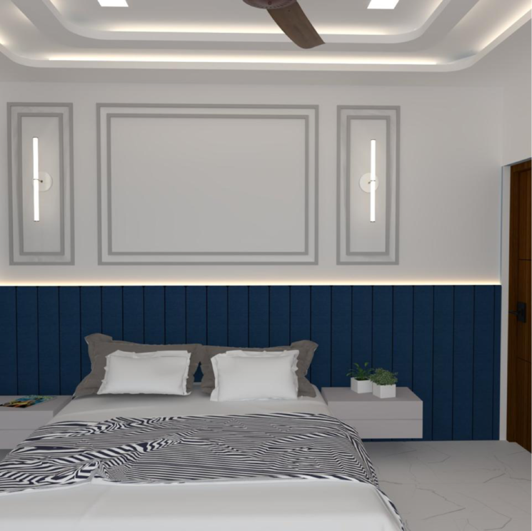 Bedroom, hare krishna vihar 2 Bedroom 800 Sq.Ft. Builder Floor In Hare Krishna Vihar Indore 9329605