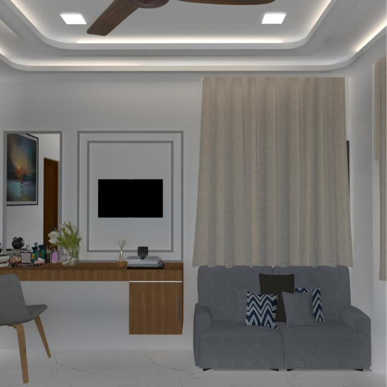 Living Room, hare krishna vihar 2 Bedroom 800 Sq.Ft. Builder Floor In Hare Krishna Vihar Indore 9329606