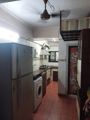 Kitchen in 1 BHK Apartment at Jyoti Complex, Goregaon East – for Rent
