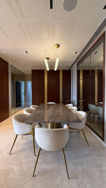 Dining area in 4 BHK Apartment at Prabhadevi – for Rent