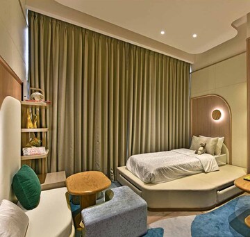 Living Room in 4 BHK Apartment at Prabhadevi CHS, Prabhadevi – for Rent