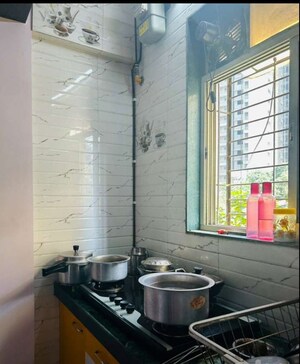 Kitchen in 1 BHK Apartment at Dombivli East – for Rent