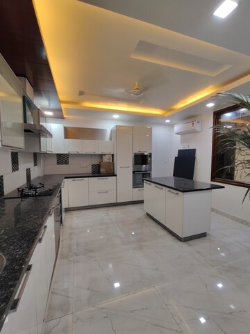 Kitchen in 4 BHK Builder Floor at Greater Kailash I – for Sale