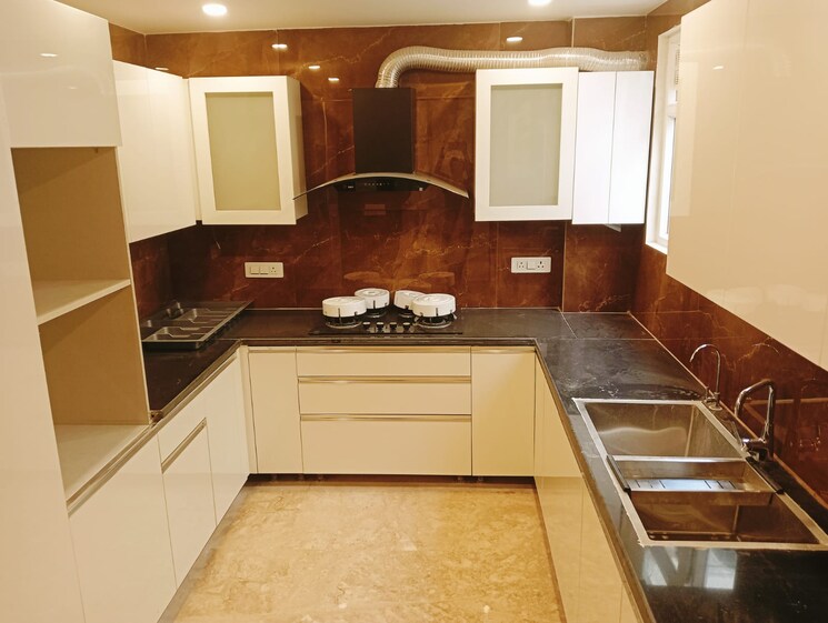 Kitchen, greater kailash i 4 Bedroom 2700 Sq.Ft. Builder Floor In Greater Kailash I Delhi 9329959
