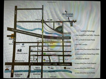 Staircase in 2 BHK Apartment at Rajhans Residency, Sector 1 Greater Noida – for Sale