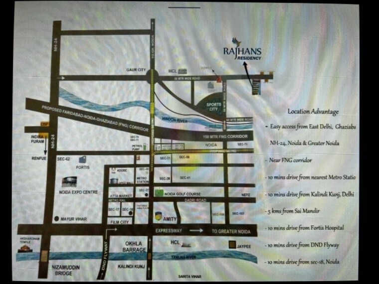 undefined, rajhans-residency 2 Bedroom 1005 Sq.Ft. Apartment In Sector 1 Greater Noida Greater Noida 9329974