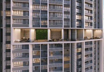 3 BHK Apartment – Exterior View View at Kalpataru Immensa, Kolshet Road - for Rent