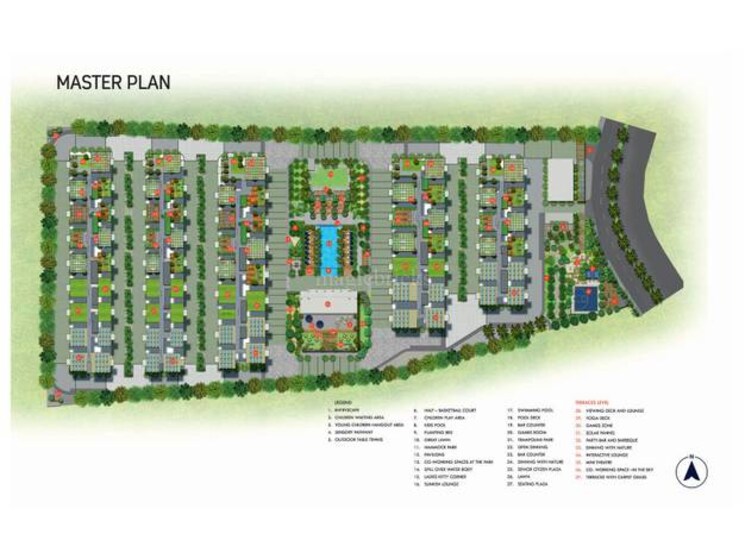 Master Plan, urbanrise-on-cloud-33 3 Bedroom 1617 Sq.Ft. Apartment In Bachupally Hyderabad 9330002