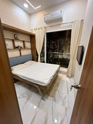 Master Bedroom in 1 BHK Apartment at KAMS Krystel, Kanjurmarg East – for Sale