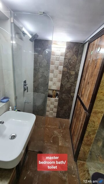 Bathroom in 2 BHK Apartment at Rose Apartments Marol, Marol – for Rent