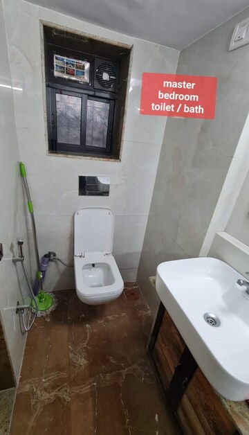 Bathroom in 2 BHK Apartment at Rose Apartments Marol, Marol – for Rent