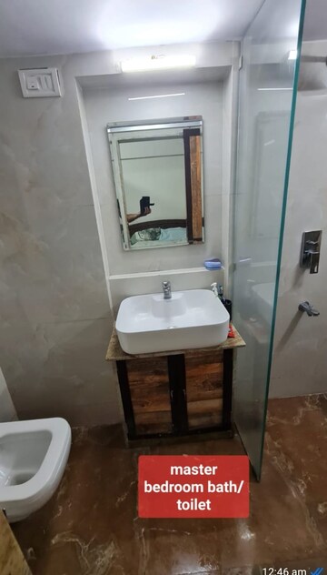 Bathroom in 2 BHK Apartment at Rose Apartments Marol, Marol – for Rent