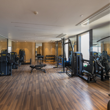 Gym in 4 BHK Apartment at Dharvesh Pearl Heights, Govind Dham – for Sale