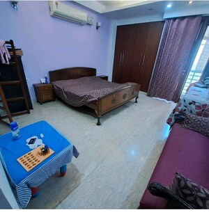 Living Room in 4 BHK Builder Floor at Sukhdev Vihar – for Sale