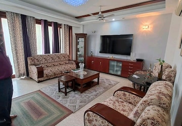 Living Room in 4 BHK Builder Floor at Sukhdev Vihar – for Sale