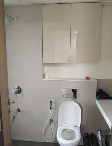 Bathroom in 2 BHK Apartment at Piramal Vaikunth, Balkum Pada – for Rent