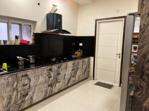 Kitchen in 2.5 BHK Apartment at Aparna Sarovar Zicon, Nallagandla – for Rent
