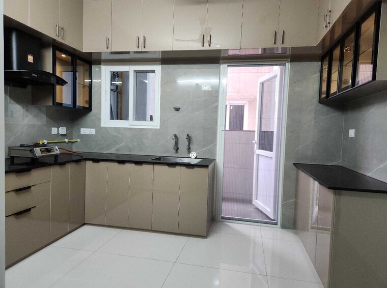 Kitchen, rajapushpa-provincia 3 Bedroom 1715 Sq.Ft. Apartment In Narsingi Hyderabad 9330284