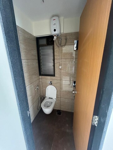 Attached Bathroom in 1 BHK Apartment at Chandak 34 Park Estate, Goregaon West – for Rent