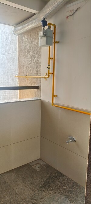 Balcony in 3.5 BHK Apartment at Shantigram – for Rent