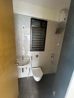 Attached Bathroom in 1 BHK Apartment at Chandak 34 Park Estate, Goregaon West – for Rent