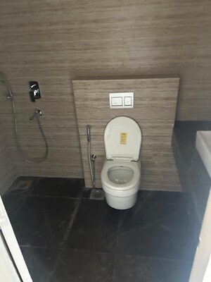 Bathroom in 4 BHK Apartment at Rajesh Raj Infinia, Malad West – for Rent