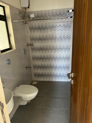 Bathroom in 3 BHK Apartment at Lotus Sky Garden, Malad West – for Rent