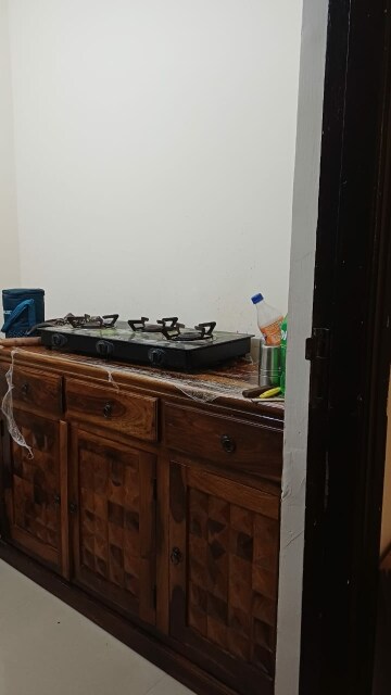 Kitchen in 1 RK Apartment at Amrapali Dream Valley, Tech Zone 4 Greater Noida – for Rent